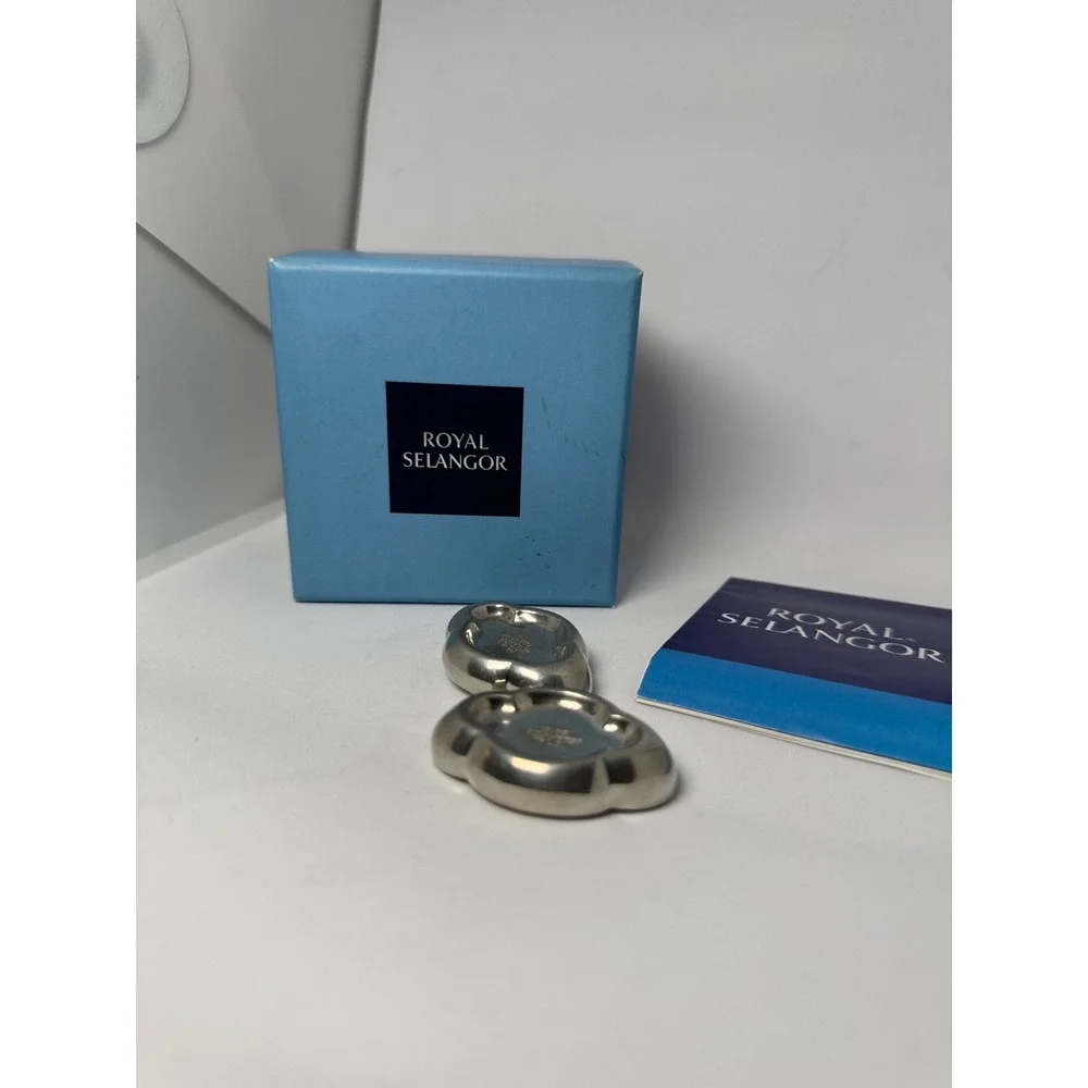 Royal Selangor Pewter Cloud Chopstick Rests Set of‎ 2 w/ Box
